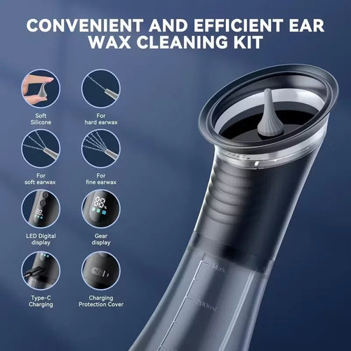 Electric Ear Wax Removal Kit with HD Camera – Smart Rechargeable Ear Cleaner for Easy Earwax Removal