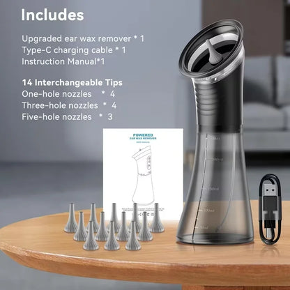 Electric Ear Wax Removal Kit with HD Camera – Smart Rechargeable Ear Cleaner for Easy Earwax Removal