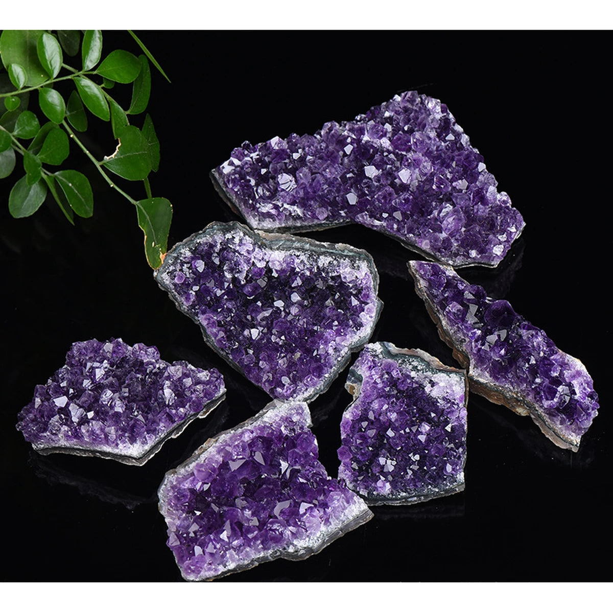 Raw Amethyst Cluster - Natural Geode Piece