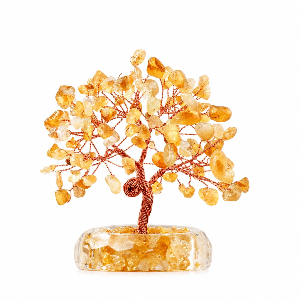 Citrine - warm yellow chips